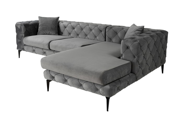 Atelier Del Sofa Como Eco Right - Antracita, Negro Atelier Del Sofa Como Eco Right - Antracita, Negro